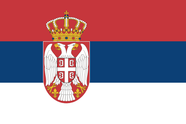 Флаг: Сербия